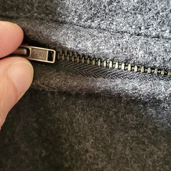 Men's Coat Short Jacket- Dark Gray - Picture 6 of 13